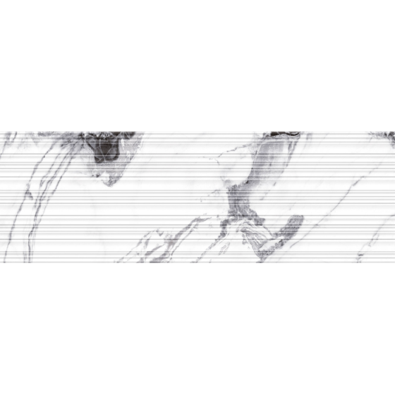 Keros Broussard Lines Gris 30×90 γκρι gloss ανάγλυφο πλακάκι τοίχου